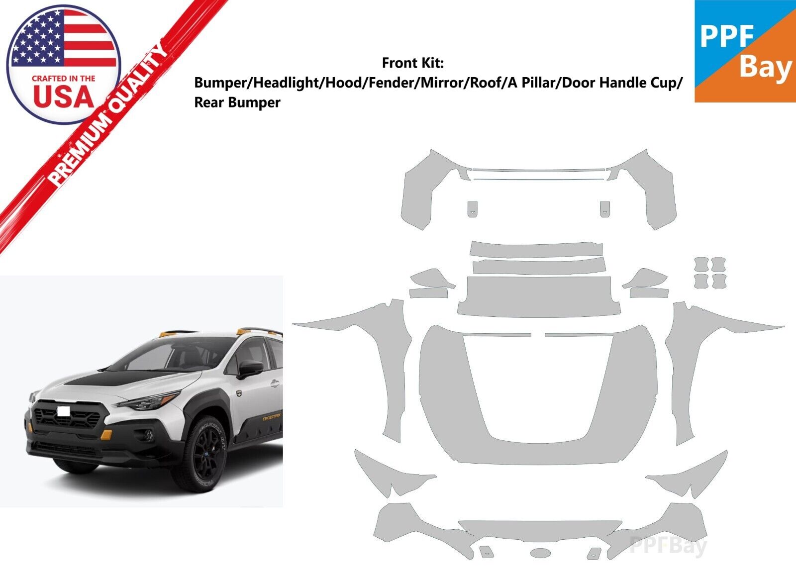 Cab Top & A-Pillar Kit | SUBARU CROSSTREK 2019 Cab Top & A-Pillar Kit | SUBARU CROSSTREK 2019