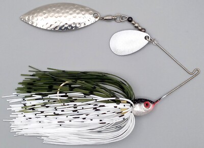 Custom Spinnerbait ~ HB Crappie ~ 1/4 oz Tandem