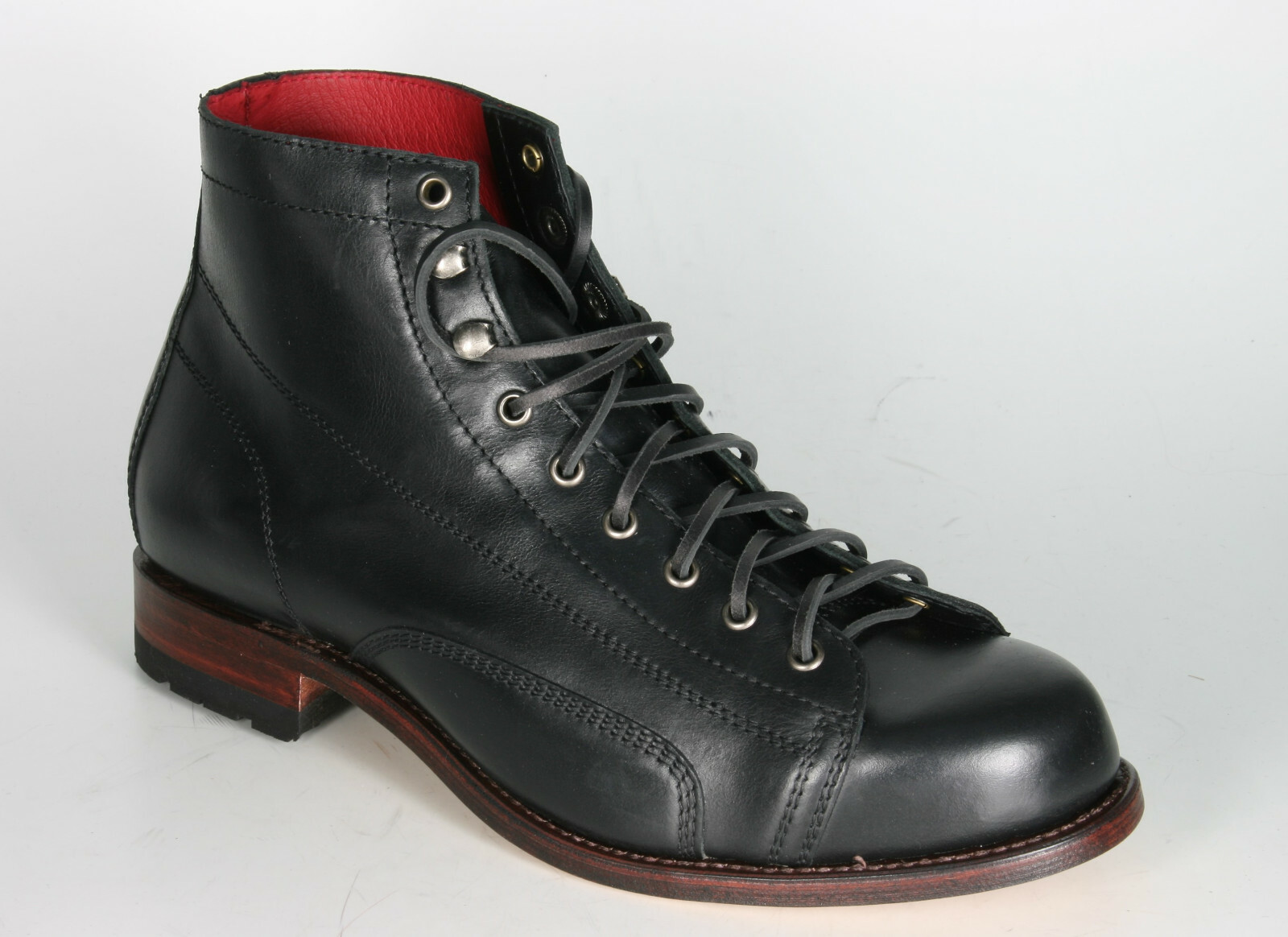 SENDRA 12915 SENDRA SCHNÜRSTIEFEL MILLES NEGRO SCHWARZ HANDARBEIT