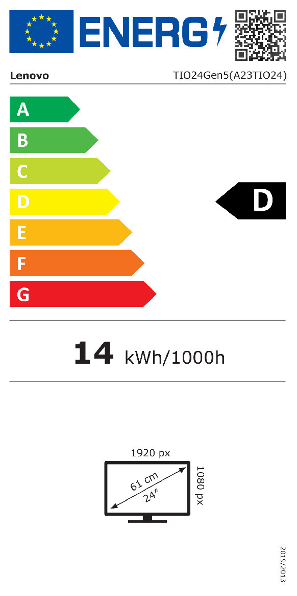 Clasificación energética:D Label