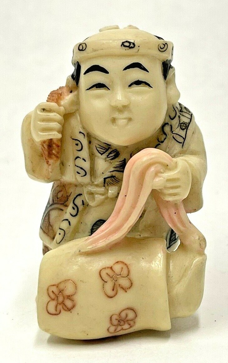 Купить Нэцкэ Vintage Resin Japanese Netsuke Figurine в интернет ...