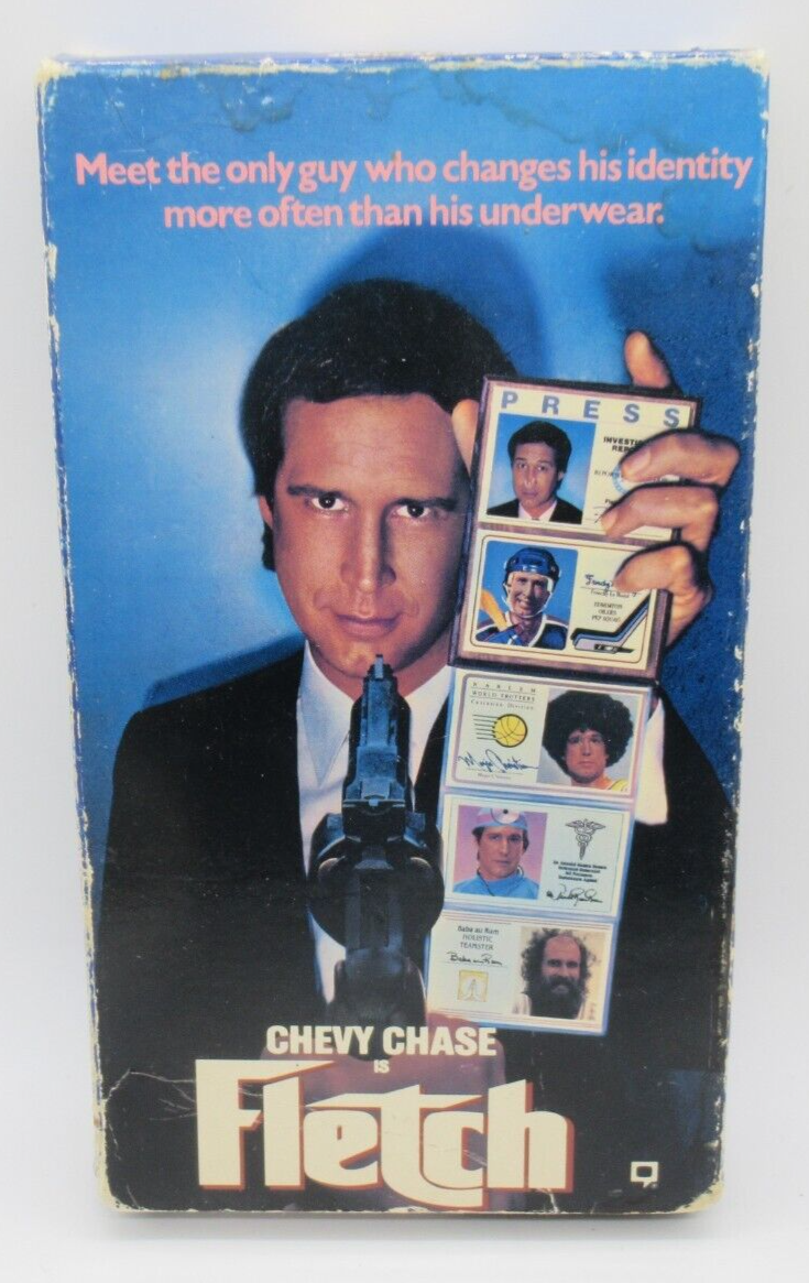 FLETCH VHS VIDEO MOVIE, CHEVY CHASE, KAREEM ABDUL-JABBAR FLETCH VHS VIDEO MOVIE, CHEVY CHASE, KAREEM ABDUL-JABBAR
