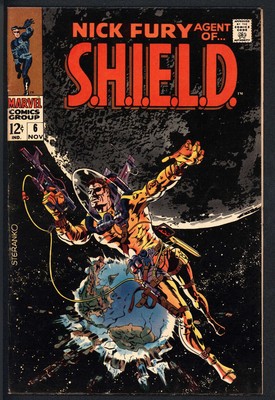 NICK FURY #6 6.0 // JIM STERANKO COVER MARVEL COMICS 1968