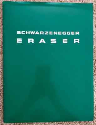 ERASER 1996 MOVIE PRESS KIT WITH PHOTO ARNOLD SCHWARZENEGGER VANESSA WILLIAMS