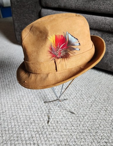 帽子 Vintage cavanagh straw hat Milan 7 1/2 Vintage ~ Men's ~ Cavanaugh ~ Geniune ~ Milan ~ Straw