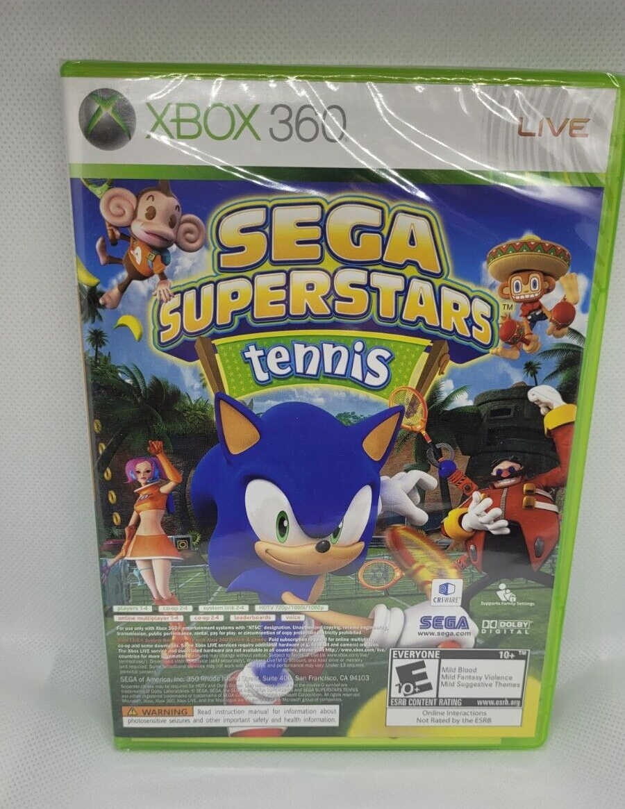 Sega Sonic Superstars Tennis / Live Arcade for XBOX 360 | eBay