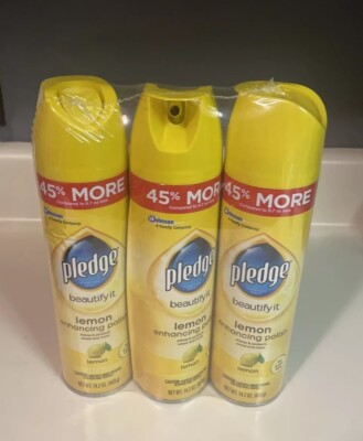 Pledge Furniture Spray, Lemon (14.2oz., 3pk.)