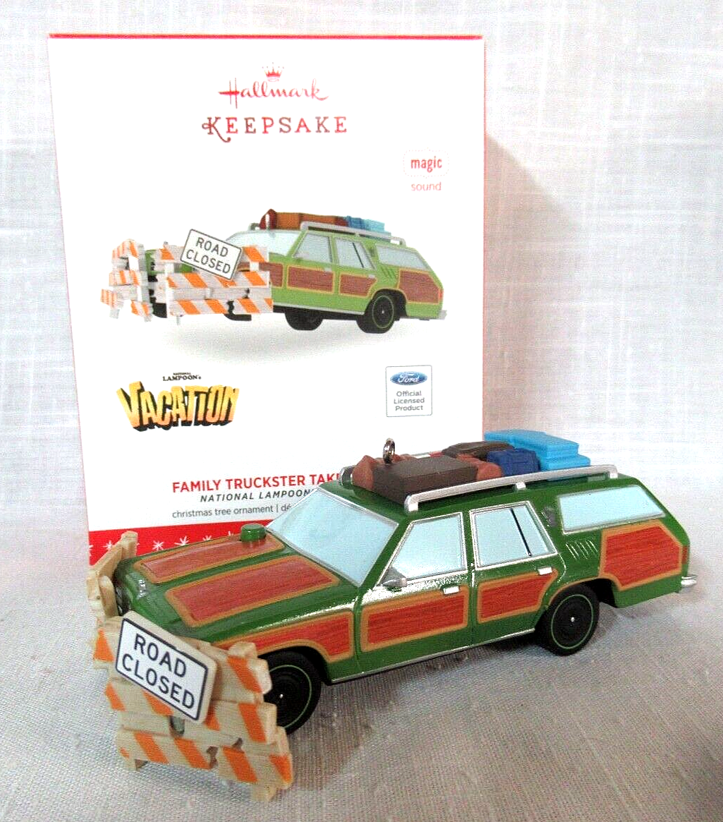 Hallmark 2016 National Lampoon's Vacation Ornament~Family Truckster Takes Flight