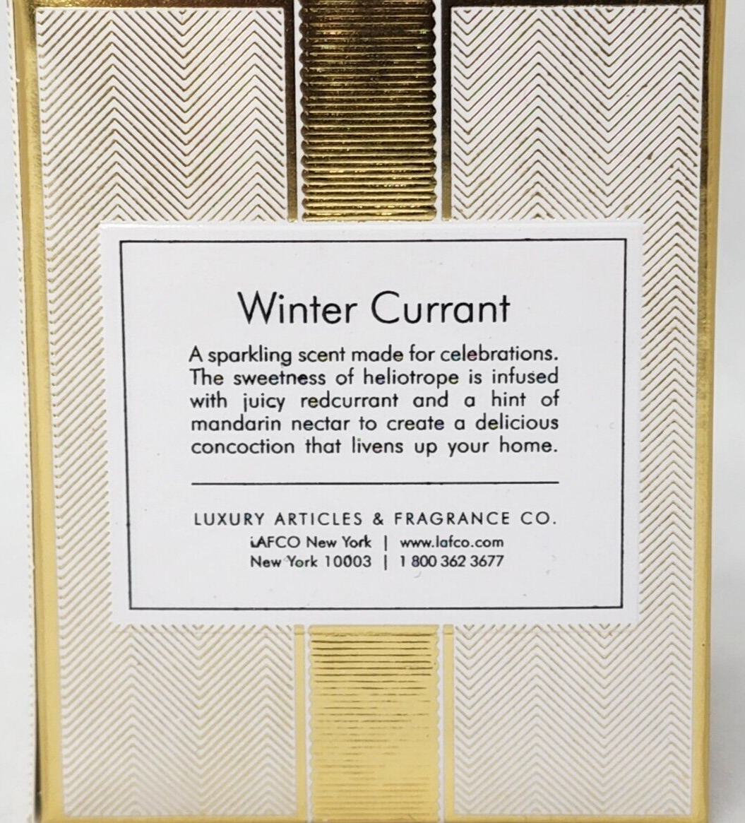 LAFCO New York WINTER CURRANT Fragranced Votive Candle Limited Edition, 2 oz.