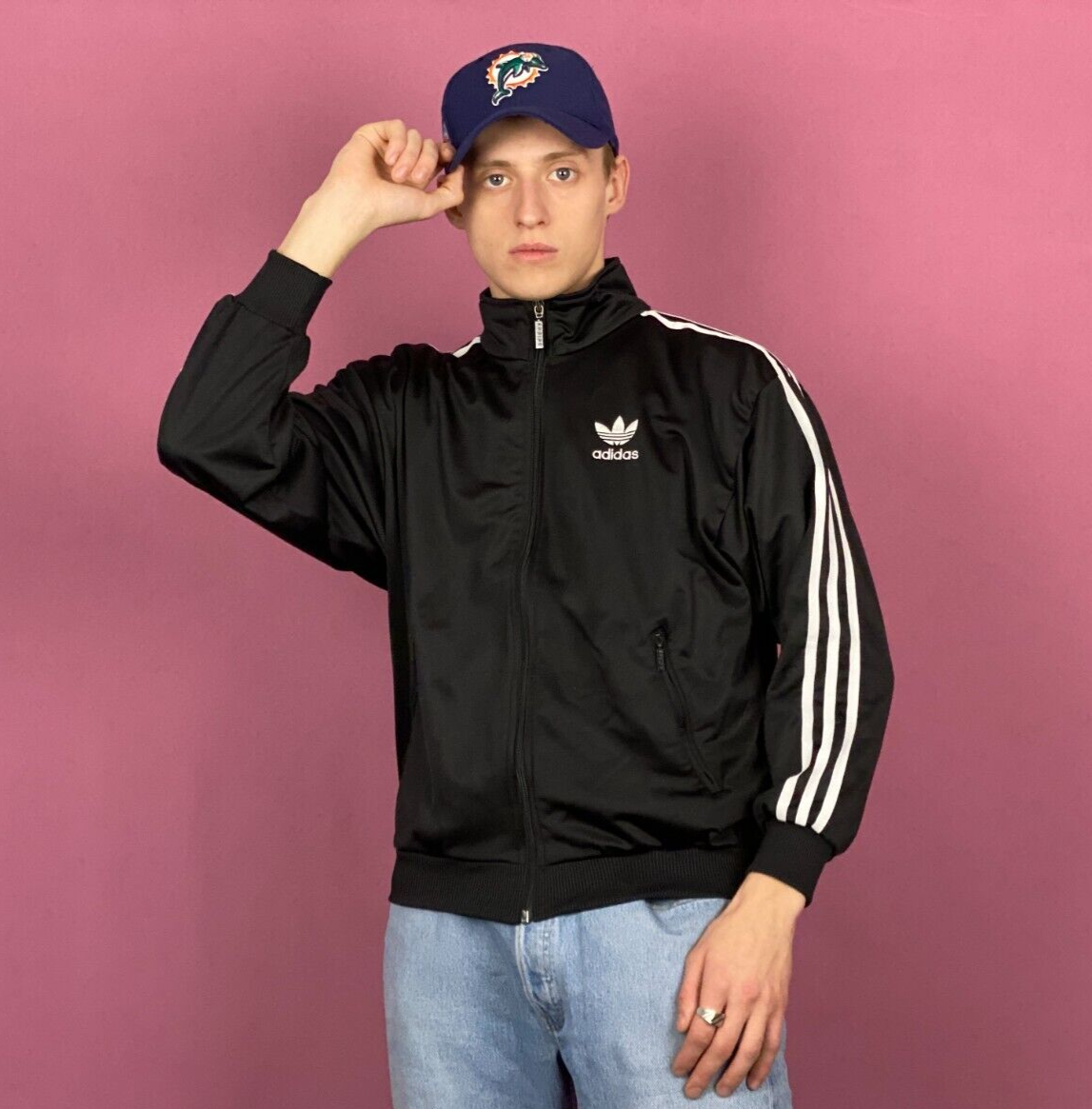 90s Adidas Originals Vintage Men's Track Jacket - Size XS Black Polyester Sport | eBay 90s Adidas Originals Vintage Men's Track Jacket - Size XS Black Polyester Sport | eBay