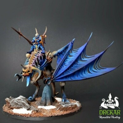 Vampire lord on Zombie Dragon Death Age of Sigmar