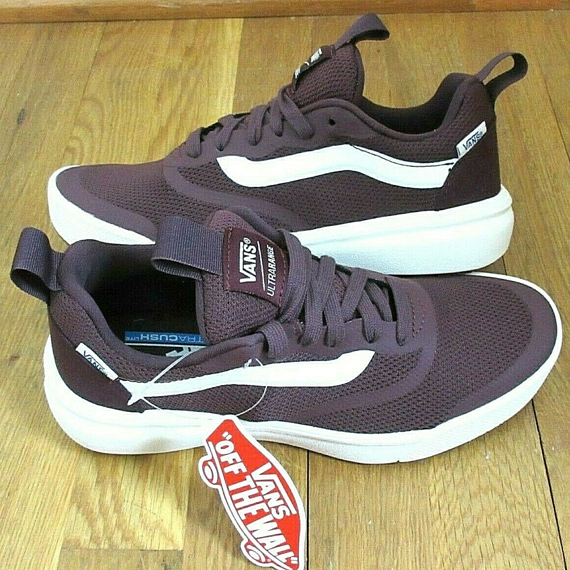 vans ultrarange rapidweld obsidian & true white shoes
