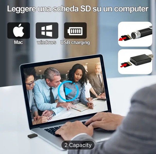 1PCS Hidden Cam Pocket Pen Camera 1080P HD Mini Body Video Recorder DVR Security - Image 4