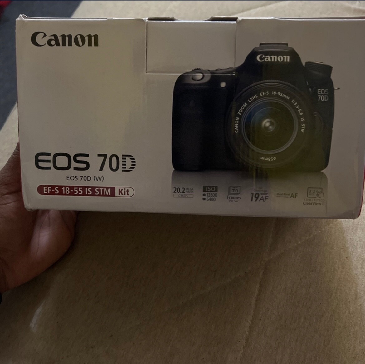 Canon EOS 70D 20.2MP Digital SLR Camera - Black (Kit w/ EF-S IS