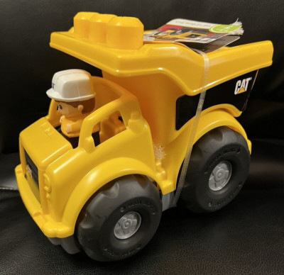 Mega Bloks CAT Lil'  Dump Truck Toddler Toy Ages 1-5 New