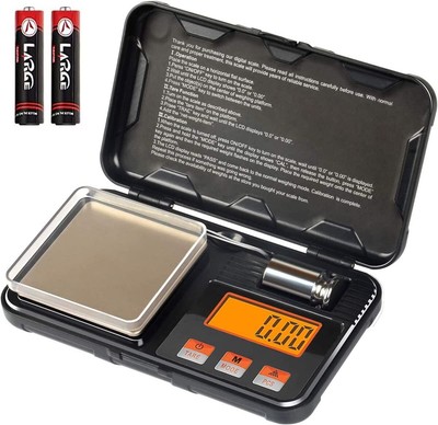 TBBSC Digital Pocket Scale 200gx0.01g,Electronic Weighing Scales for Jewelry ...