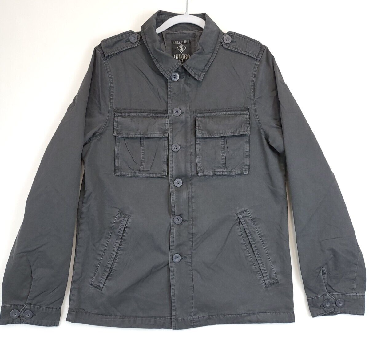 アウターその他 YESEYESEE Utility Field Jacket Navy Indigo Star Military Field Jacket Men S Utility Patch