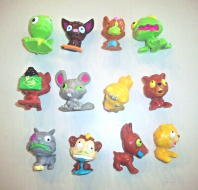 Moose Toys Ugglys Pet Shop Figures Mixed Lot E ~ 12 Assorted Pets - Monkey!