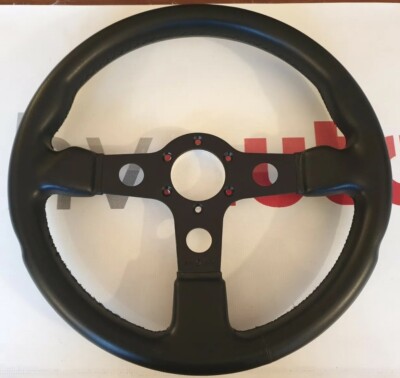 Italvolanti Leather Steering Wheel Sports Oldtimer Youngtimer 350 MM