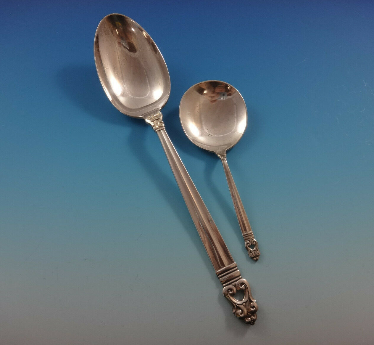 Royal Danish by International Sterling Silver Flatware Set 8 Service 52