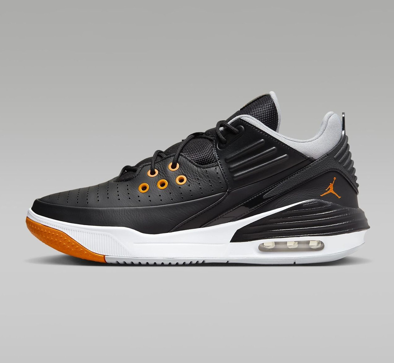 Nike Air Jordan Max Aura 5 Black Magma Orange Wolf Grey