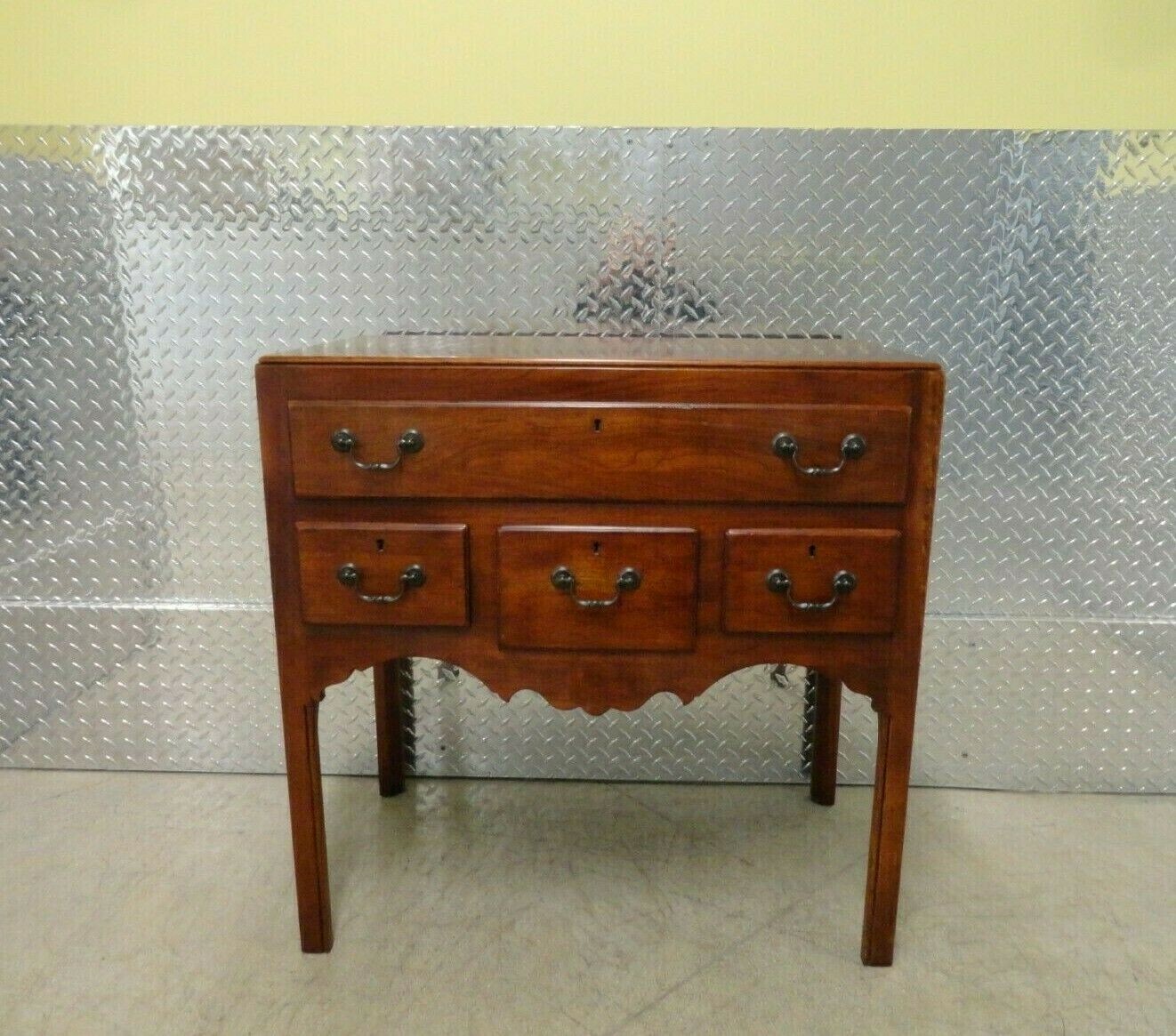 Bob Timberlake Cherry Double Pedestal Table W 6 Chippendale Chairs