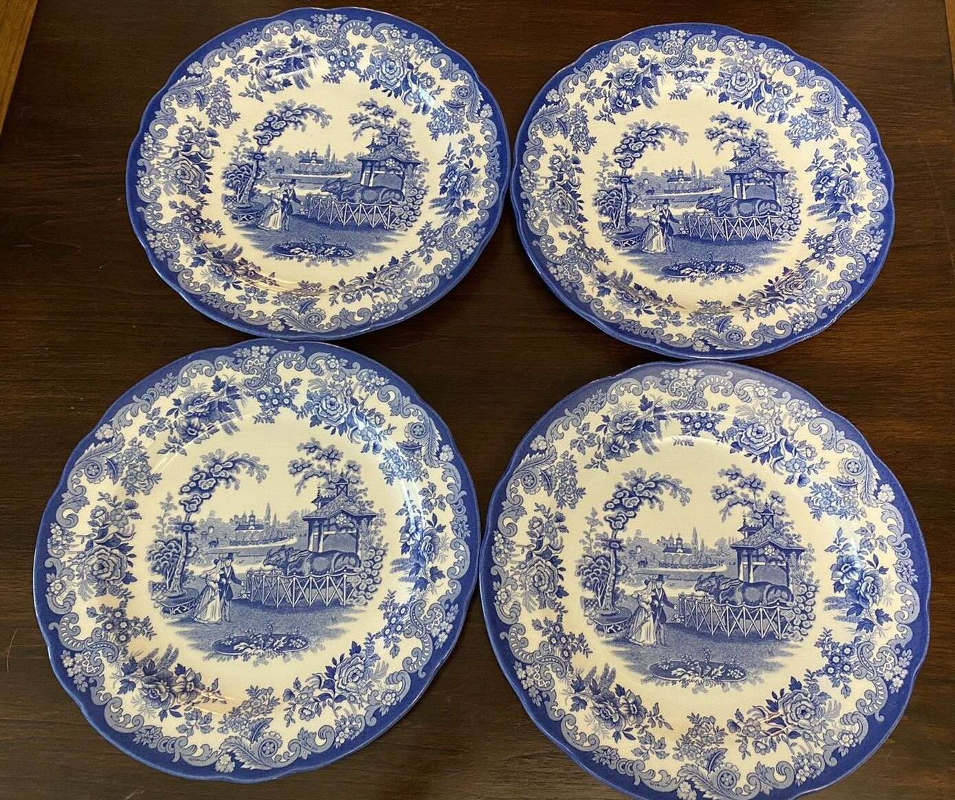 4 The Spode Blue Room Collection Rhinoceros House 4 Blue