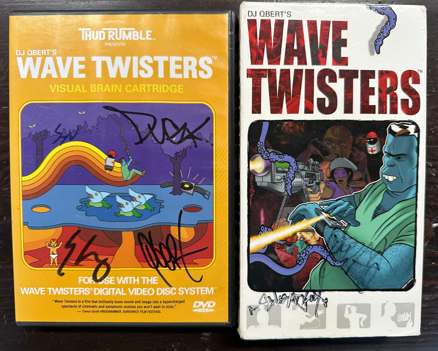 DJ Qbert's Wave Twisters DVD & VHS - Signed - Invisibl