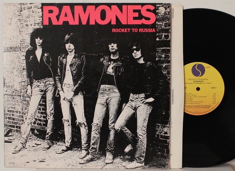 Ramones LP “Rocket To Russia” ~ Sire SR 6042 ~ Original 1977 ~ Punk