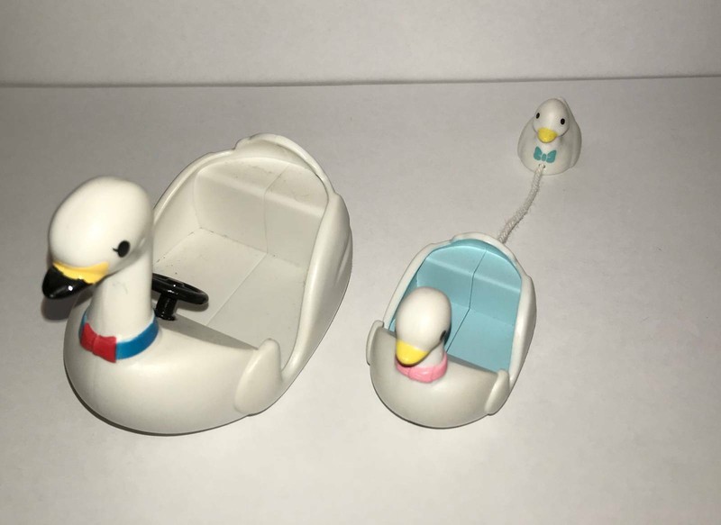 sylvanian families swan boat set