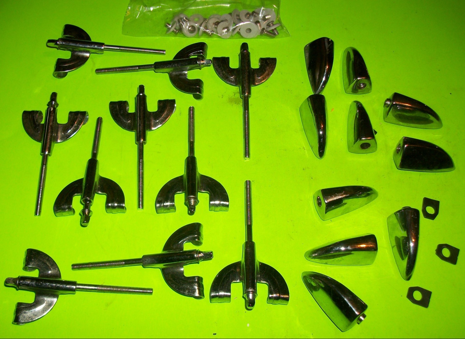 10 GAMMON Bass Drum LUGS, Claws, and Rods - (G10)