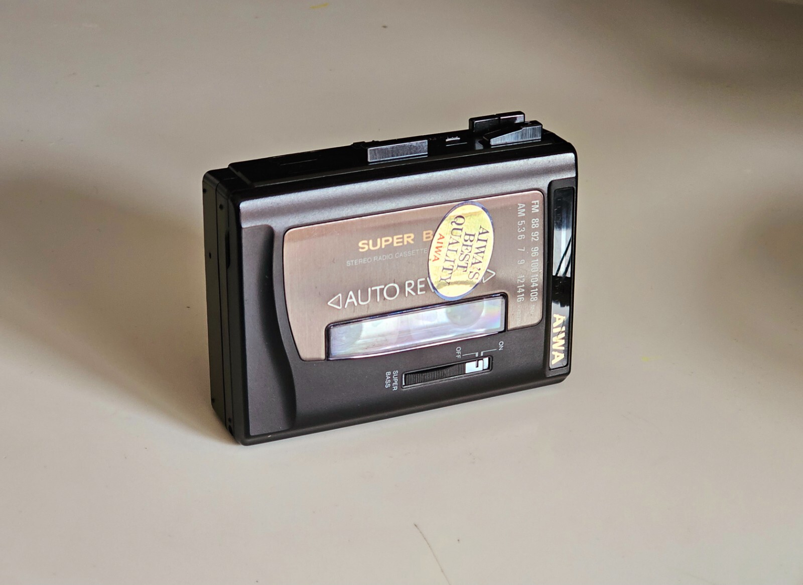 AIWA アイワ HS-U7V ポータブルカセットプレー 32☆〇 希少 AIWA HS-U7V CassetteBoy ポータブルカセット