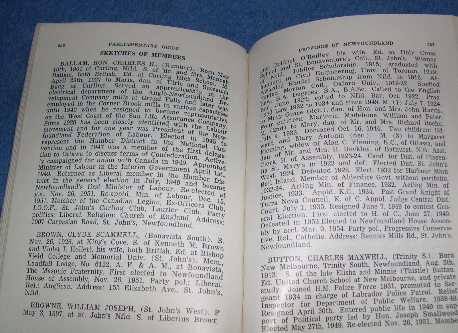 The Canadian Parliamentary Guide for 1955 by Pierre G.. Normandin