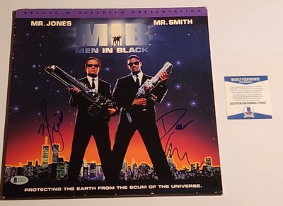 Will Smith Danny Elfman Signed Men In Black Beckett BAS COA Autograph Auto LP
