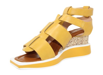 

Женские сандалии на танкетке Extreme Shoes Talia-1 Gladiator YELL-7, Желтый, Sandal
