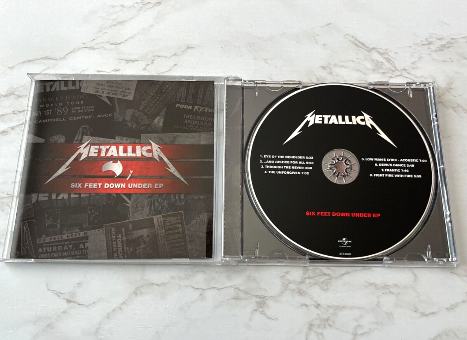 Metallica Six Feet Down Under EP CD/EP AUSTRALIA IMPORT
