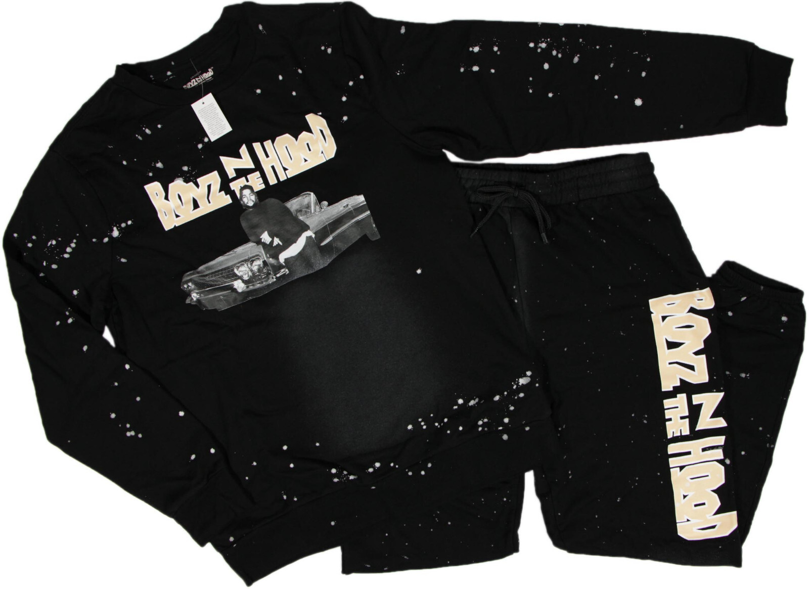 BOYZ N The HOOD Sweatshirt & Pants Set-M- NEW-Ice Cube Film BOYZ N The HOOD Sweatshirt & Pants Set-M- NEW-Ice Cube Film