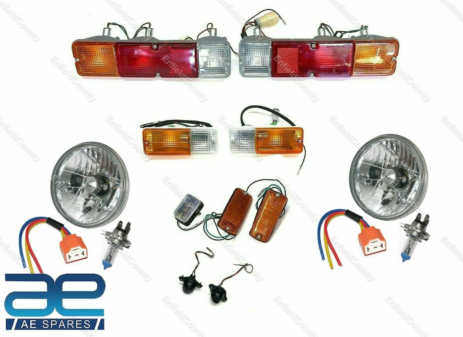 For Suzuki Samurai SJ410 SJ413 Sierra Complete Light Set With 7" H4 Sealed Beam Headlamp