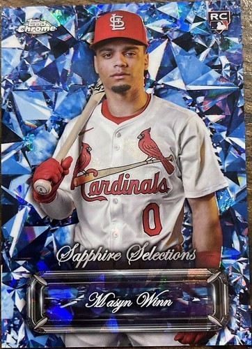 2024 Topps Chrome Update Series Sapphire Edition - Masyn Winn #SS-21