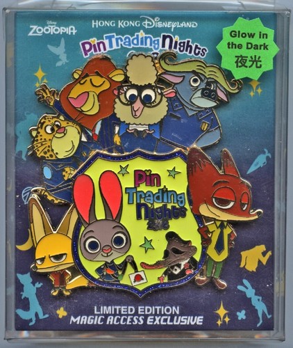 Hong Kong Disneyland - Pin Trading Nights Zootopia - Mini