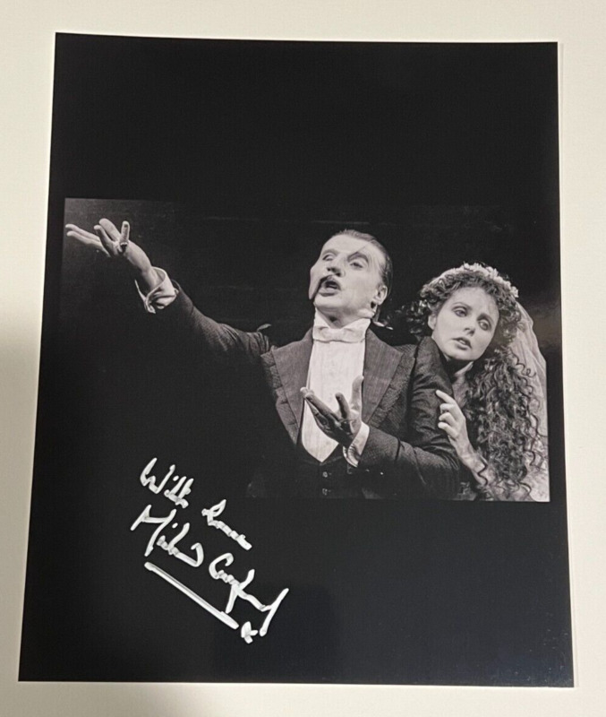 Micheal Crawford Hand Signed Autographed Phantom Of The Opera 8 X 10 Photo