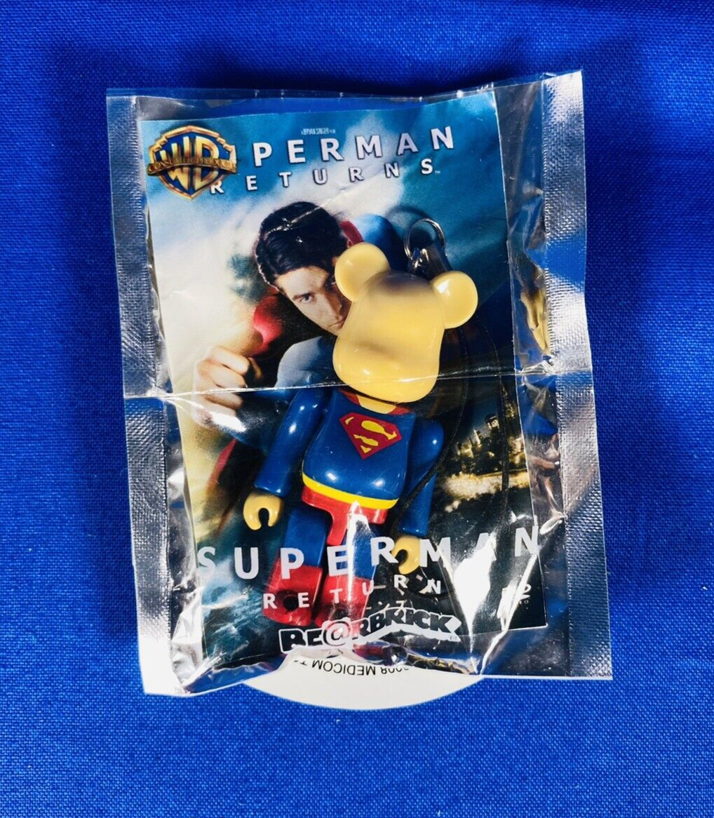 MEDICOM TOY - MEDICOM TOY メディコムトイ BE@RBRICK SUPERMAN RETURNS ベアブリック スーパーマン リターンズ フィギュア 人形 ブルー BE@RBRICK SERIES 50
