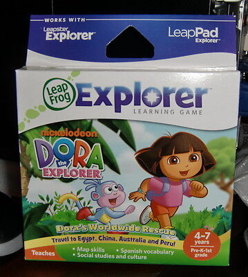 Leappad/Leapster Explorer nickelodeon Dora the Explorer  GAME CARTRIDGE SEALED