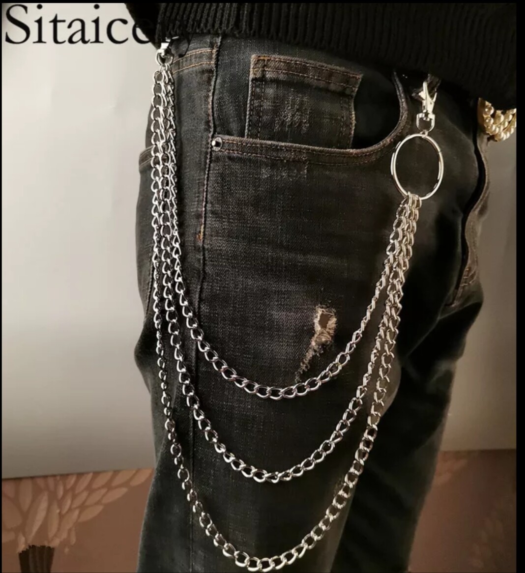 小物 Ralph Lauren 90s Gold Wallet Chain Classic RALPH LAUREN Chain Necklace Toggle Clasp Equestrian