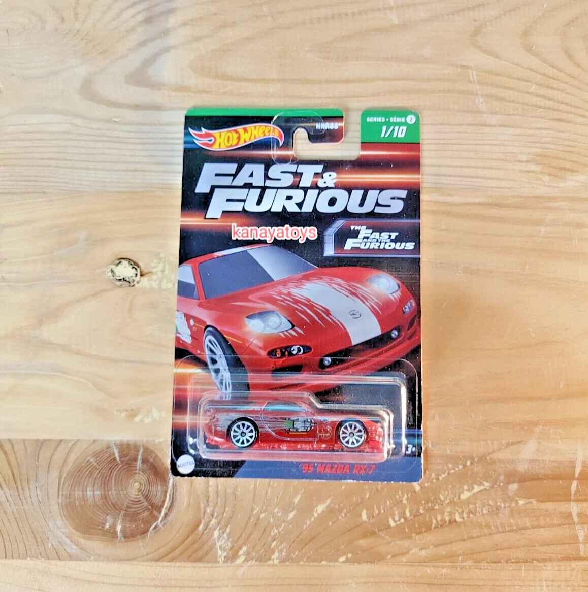 Hot Wheels Fast & Furious Series 2 95 Mazda Rx-7 (Red) The Hot Wheels Fast & Furious Series 2 95 Mazda Rx-7 (Red) The