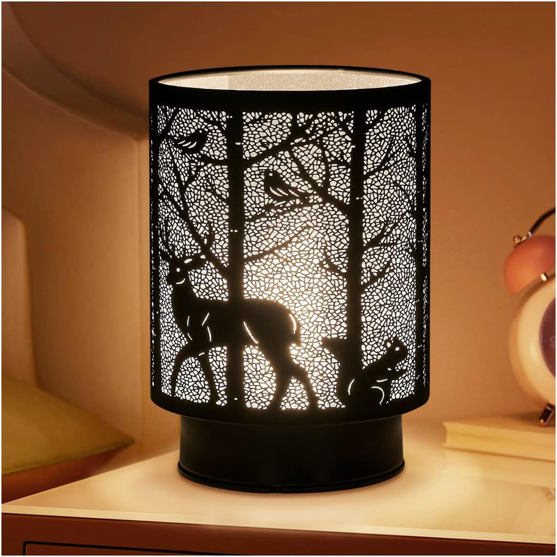 Battery Operated Lamp with Timer Cordless Lamps Decorative Small Accent Tabletop