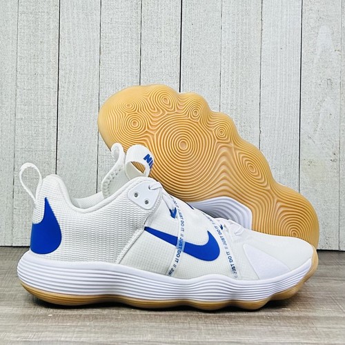 Nike React HyperSet White Royal Blue Volleyball Shoes CI2955140 Men's