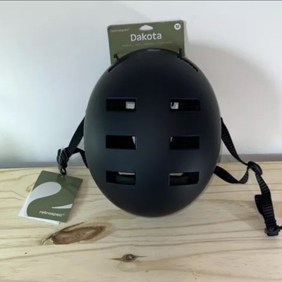 Retrospec Dakota Bike Skateboard Helmet Matte Black Medium NWT