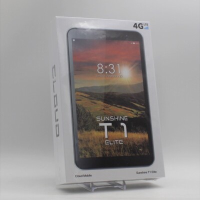 Cloud Mobile Sunshine T1 Elite Tablet 8'' HD Display UNLOCK Open box!!! 