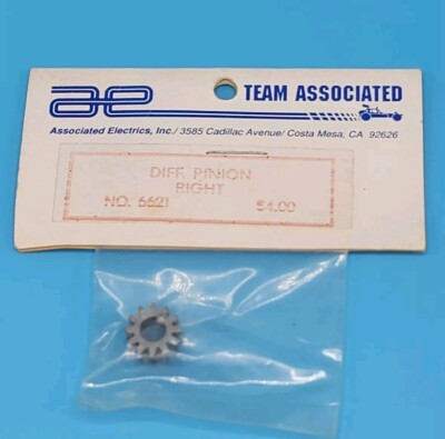 Vintage Associated RC10 6621 Diff Pinion Gear Large Hole RC Buggy Part AE 6 Gear